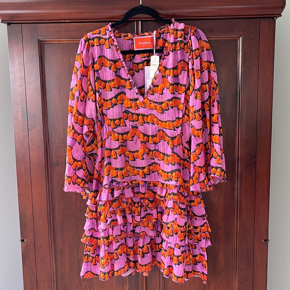 NWT La Double J crepeonne mini Jeanne Dress, size L